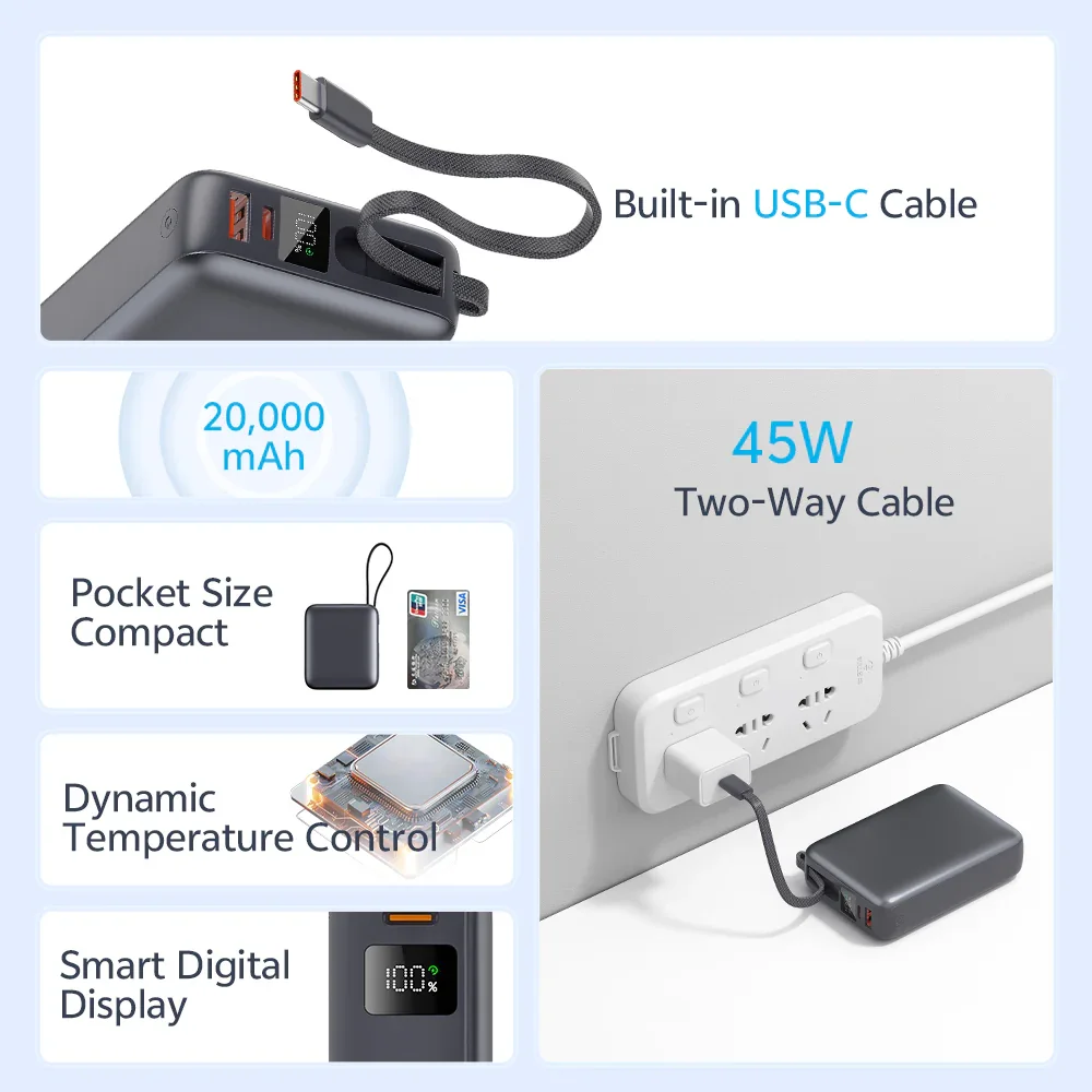 QCY 45W Charger PB20A - Image 6