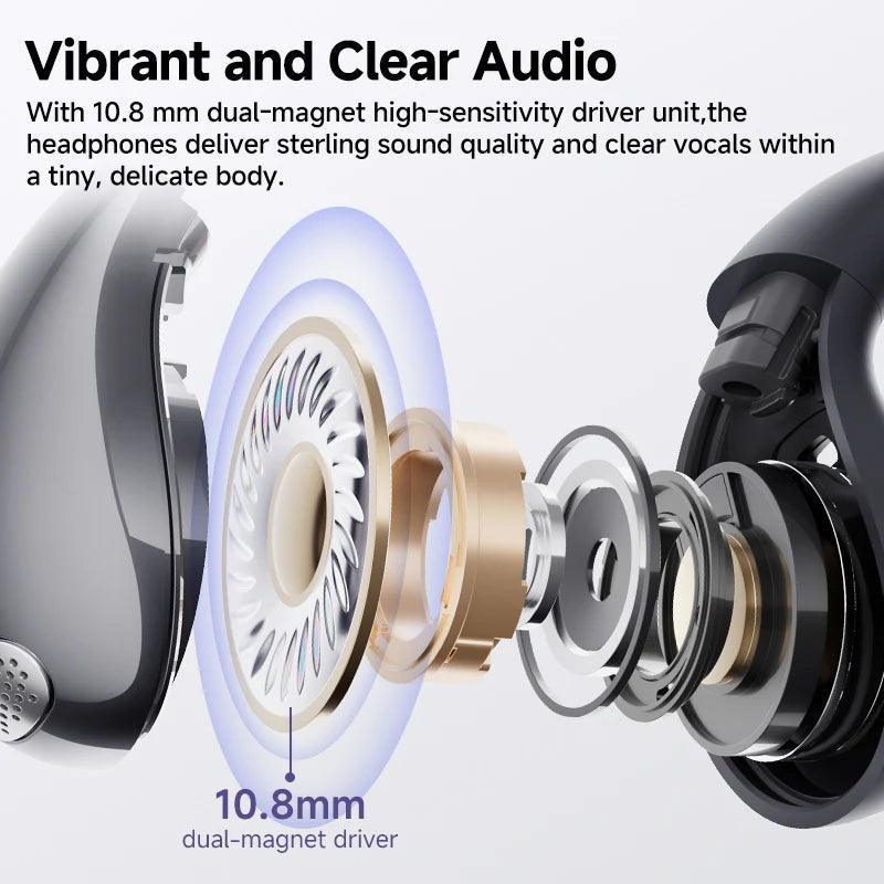 QCY Crossky C30 Open-Ear Clip Earbuds ,25 Hours of Playtime - Image 17