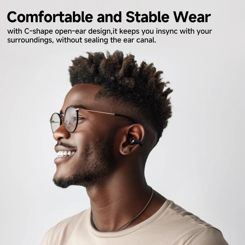 QCY Crossky C30 Open-Ear Clip Earbuds ,25 Hours of Playtime - Image 9