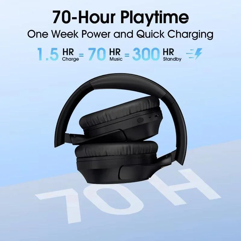 QCY H2 Pro Wireless Headphones, 70H Playtime, 40mm Bass Driver - Image 5