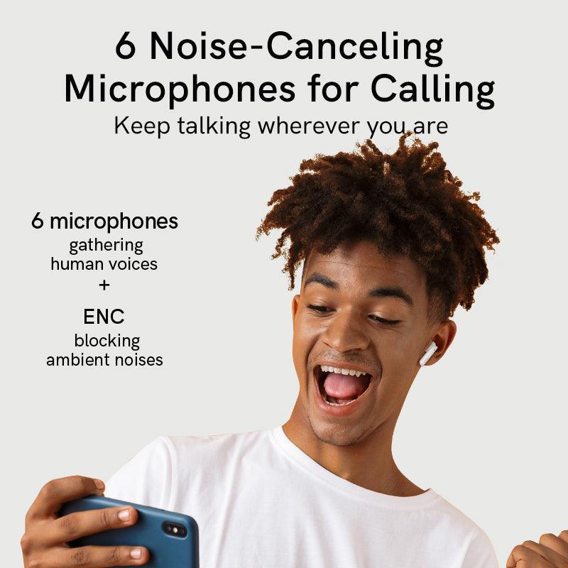 QCY MeloBuds ANC Wireless Earbuds, 40dB Hybrid ANC, 30H Playtime - Image 10