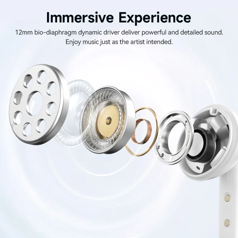 QCY MeloBuds N50 Wireless Earbuds, 45dB Hybrid ANC, 28H Playtime - Image 7