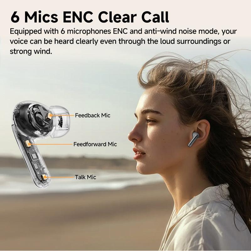 QCY MeloBuds Pro Wireless Earbuds, 46dB Hybrid ANC, Hi-Res & LDAC - Image 7