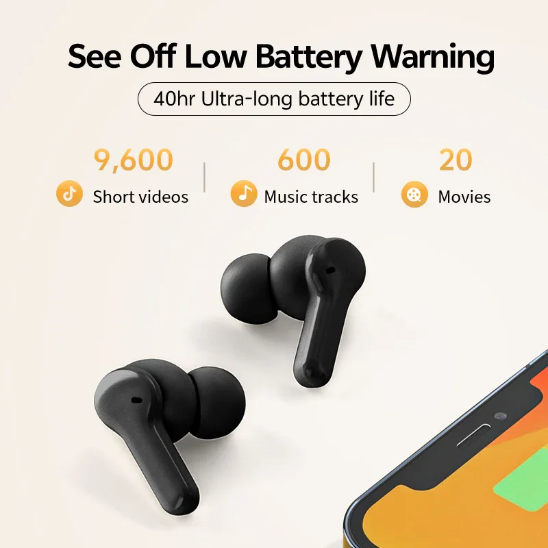 QCY T13 True Wireless Earbuds, ENC Noise Cancelling, 40H Playtime - Image 8