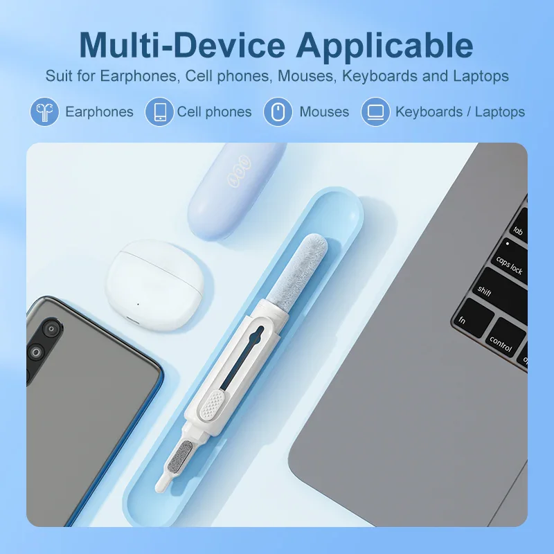 Earbuds Cleaning Pen Retractable Dual Tip - Image 7